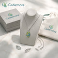 Cedarmora™ Botanical Harmony Leaf Pendant Necklace