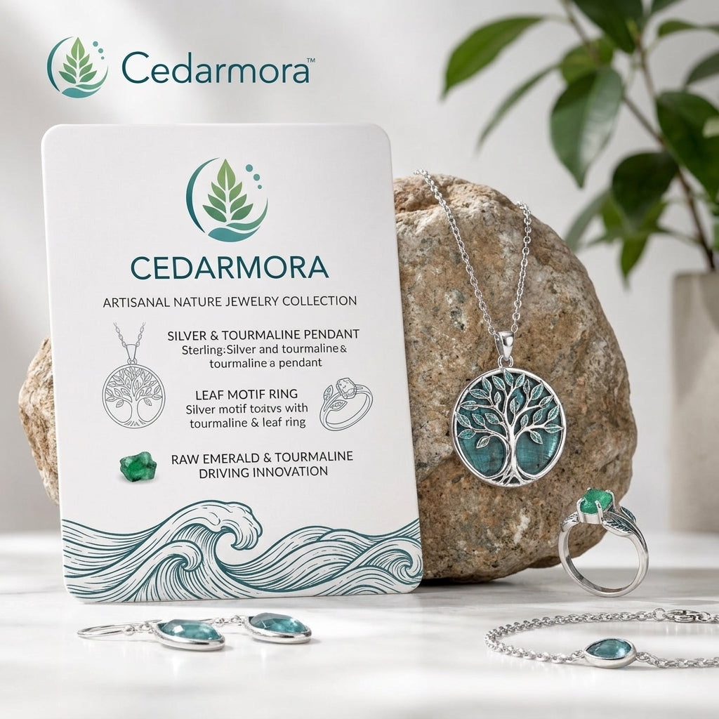 Cedarmora™ Artisan Tree of Life Gemstone Jewelry Collection