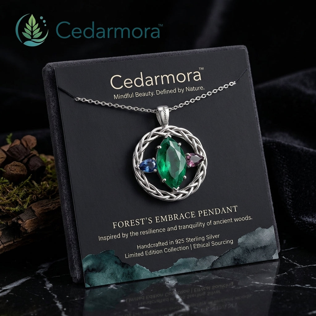Cedarmora™ Forest’s Embrace Gemstone Pendant